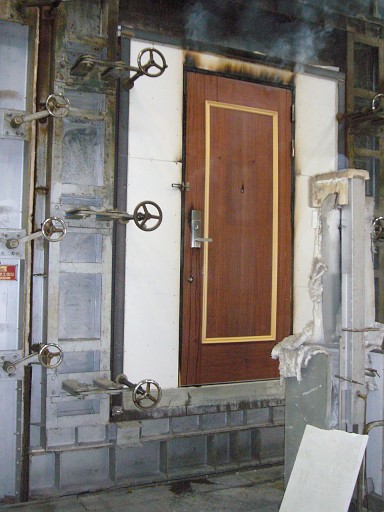 室内用木製防火ドア